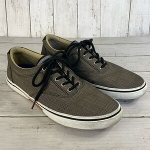 Sperry Striper Herringbone Plaid Sneaker